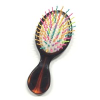 New Mini Wholesale Baby Brush With Rainbow Twist Anti-Static Bristle