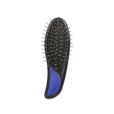 Hair brush mental pins