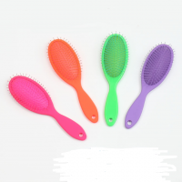 custom plastic cushion brush rubber hair brush