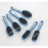 plastic cushion hairbrush set