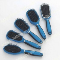 L-H handle plastic cushion hairbrush