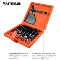 Masterlee High Quality Large Hair Stylist PU Leather Scissor Cases